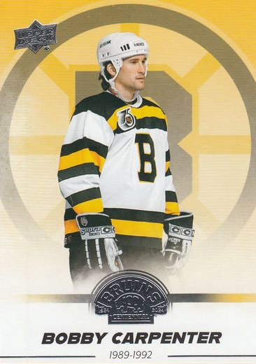 řadová karta BOBBY CARPENTER 23-24 UD Boston Bruins Centennial číslo 70